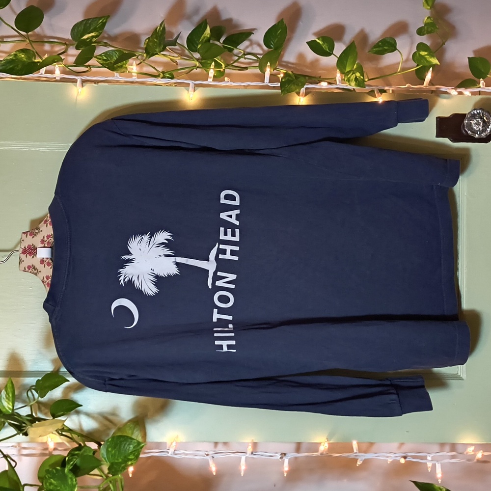Women's Hilton Head Navy Long Sleeve T-Shirt M